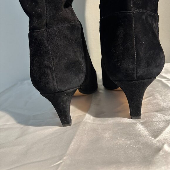 J.CREW Black Suede Knee-High Boots – Size 7.5 - Picture 5 of 10